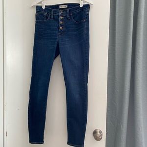 Madewell 9-inch High-Rise Skinny Jeans Size 28